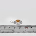 گردنبند عقیق پرتقالی یمنی نقره زنانه طرح تینا - Image 4