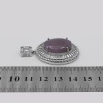 گردنبند عقیق کبود یمنی نقره زنانه طرح عسل - Image 4