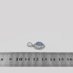 گردنبند عقیق کبود یمنی نقره زنانه طرح تانیا - Image 4