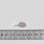 گردنبند عقیق کبود نقره زنانه طرح نازنین - Image 4