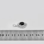 گردنبند عقیق مشکی نقره زنانه طرح مهسا - Image 4