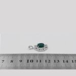 گردنبند عقیق سبز نقره زنانه طرح لیان 2 - Image 4