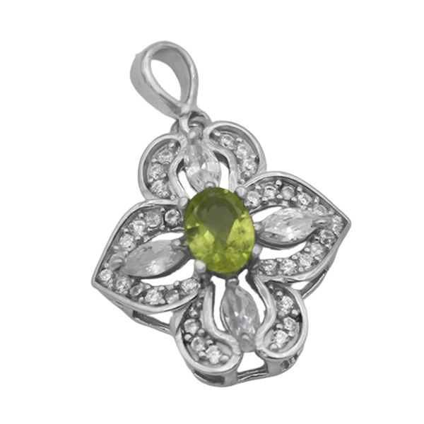 5-3-086peridot-esra-necklace (1) گردنبند زبرجد زنانه نقره