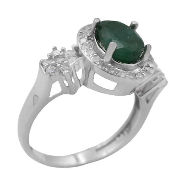 6-1-204shokofeh-emraled-woman-ring (1) انواع انگشتر زمرد دخترانه اصل