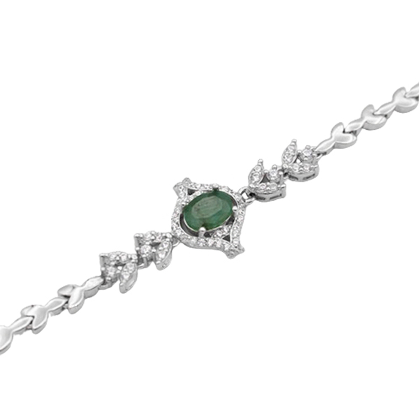 6-4-025emerald-helma-bracelet (1) دستبند زمرد زیبا