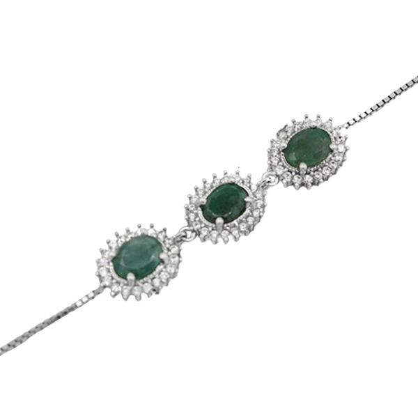 6-4-029emerald-sara-bracelet (1) دستبند زمرد زیبا