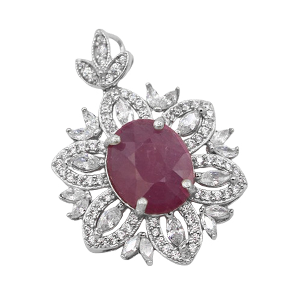 7-3-219sapphire-marjan-necklace (1) گردنبند یاقوت سرخ زنانه نقره