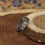 انگشتر الکساندریت الماس تراش نقره زنانه طرح سپیده - Image 3