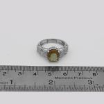 انگشتر الکساندریت الماس تراش نقره زنانه طرح سپیده - Image 4