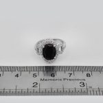 انگشتر گارنت الماس تراش نقره زنانه طرح هستی - Image 4