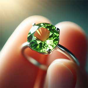 تشخیص انگشتر زبرجد اصل