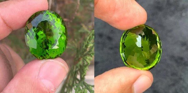 تاثیر وزن بر قیمت سنگ زبرجد پاکستان