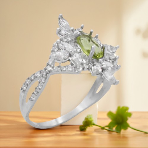 تشخیص انگشتر زبرجد اصل زنانه