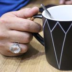 انگشتر در نجف نقره مردانه طرح نماز - Image 4