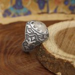 انگشتر در نجف نقره مردانه طرح سعید - Image 2