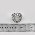 انگشتر در نجف نقره مردانه طرح سعید - Image 4