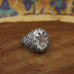 انگشتر در نجف نقره مردانه طرح سعید - Image 3