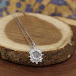 گردنبند در نجف نقره زنانه طرح ماریه - Image 2