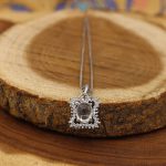 گردنبند در نجف نقره زنانه طرح عاطفه - Image 2