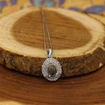 گردنبند در نجف نقره زنانه طرح یاسمن - Image 2