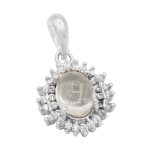 گردنبند در نجف نقره زنانه طرح باران