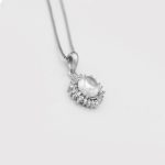 گردنبند در نجف نقره زنانه طرح باران - Image 2