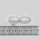 حلقه و پشت حلقه نقره زنانه طرح تلما - Image 4