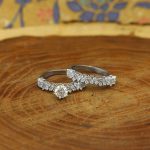 حلقه و پشت حلقه نقره زنانه طرح تلما - Image 3