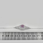 دستبند آمیتیست الماس تراش نقره زنانه طرح هانیه - Image 4