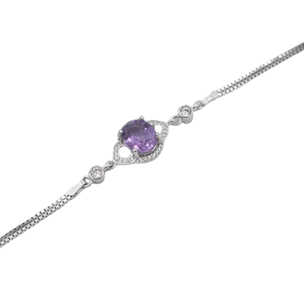 3-4-032amethyst-laleh-bracelet (1) دستبند آمیتیست زنانه نقره
