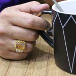 انگشتر عقیق سلیمانی نقره مردانه طرح شعیب - Image 4