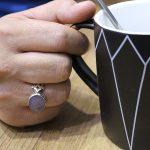 انگشتر عقیق کبود یمنی نقره مردانه دست ساز طرح هادی + حرز امام جواد (ع) - Image 5