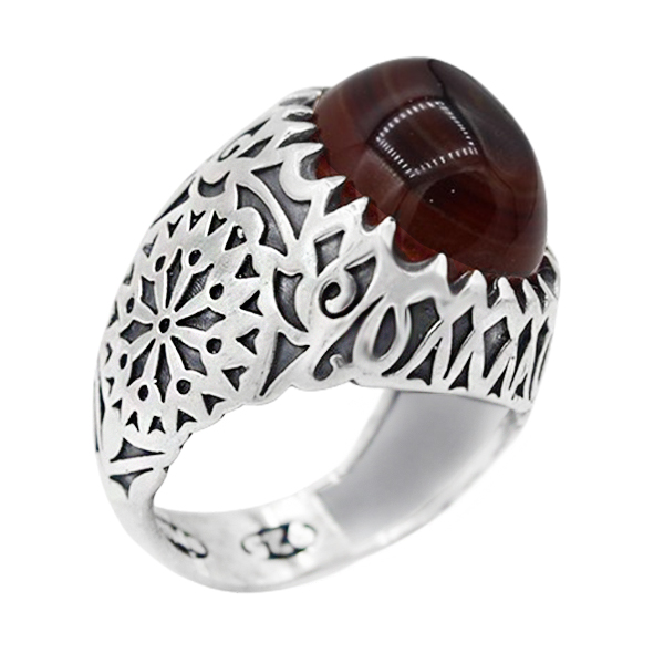 4-1-1756solomon-agate-khorasan-man-ring (1) بهترین انگشتر عقیق سلیمانی در مشهد