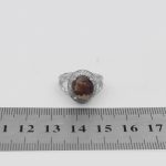 انگشتر عقیق شجر نقره زنانه طرح نازنین - Image 4