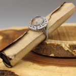 انگشتر عقیق شجر نقره زنانه طرح سارا - Image 2