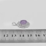 گردنبند عقیق کبود نقره زنانه طرح محدثه - Image 4