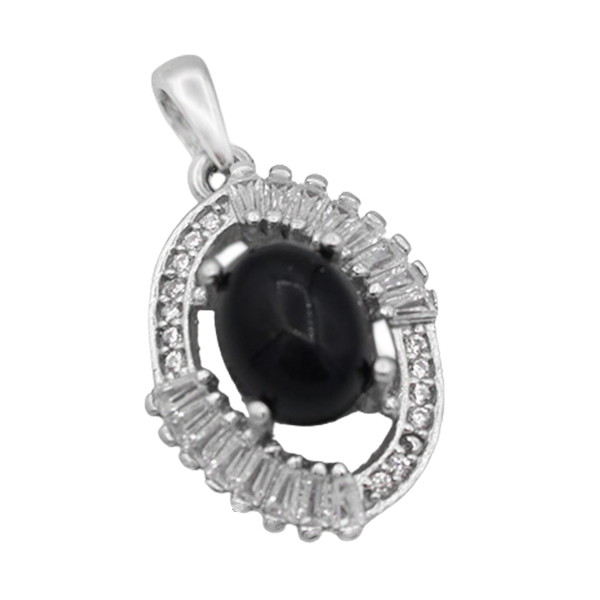 4-3-606 black-agate-artemis-necklace(1) بهترین گردنبند عقیق سیاه در مشهد