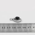 گردنبند عقیق مشکی نقره زنانه طرح آرتمیس - Image 4