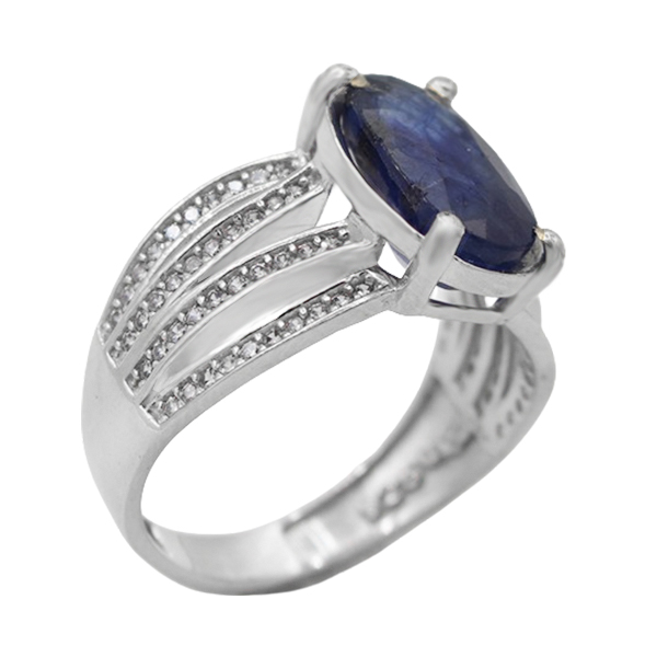 7-1-483 sapphire-anjlina-woman-ring(1) انگشتر یاقوت کبود زنانه نقره