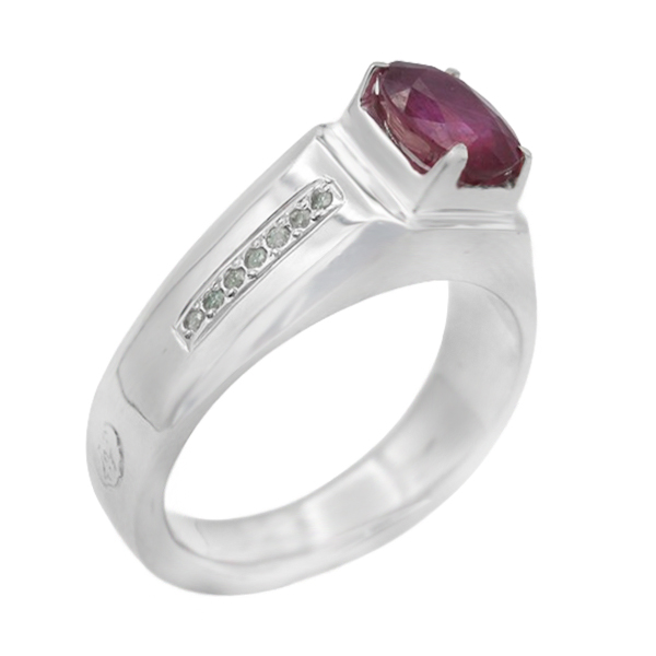 7-1-490 red-ruby-keshmir-man-ring(1) بهترین انگشتر یاقوت سرخ نفیس
