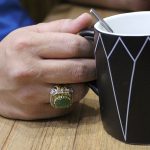 انگشتر یشم هندی نقره مردانه طرح نادر - Image 4