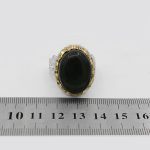 انگشتر یشم نقره مردانه طرح محسن - Image 5