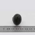 انگشتر یشم نقره مردانه طرح سردار دلها - Image 4