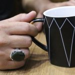 انگشتر یشم نقره مردانه طرح میکائیل - Image 4