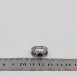 انگشتر چند سنگ نقره زنانه طرح الهام - Image 5