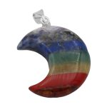 گردنبند هفت چاکرا مردانه و زنانه طرح مهتاب