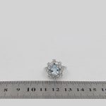 انگشتر توپاز الماس تراش نقره زنانه طرح الهه - Image 4