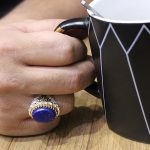 انگشتر لاجورد نقره مردانه طرح عرفان 2 - Image 4