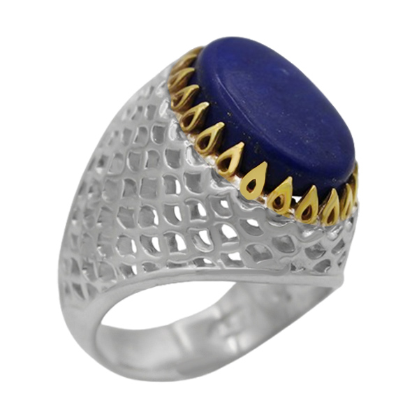 19-1-038lapis-lazui-nasir-man-ring (1) زیباترین انگشتر لاجورد ظریف