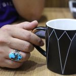 انگشتر فیروزه نیشابوری نقره دست ساز مردانه طرح شایان + حرز امام جواد (ع) - Image 4